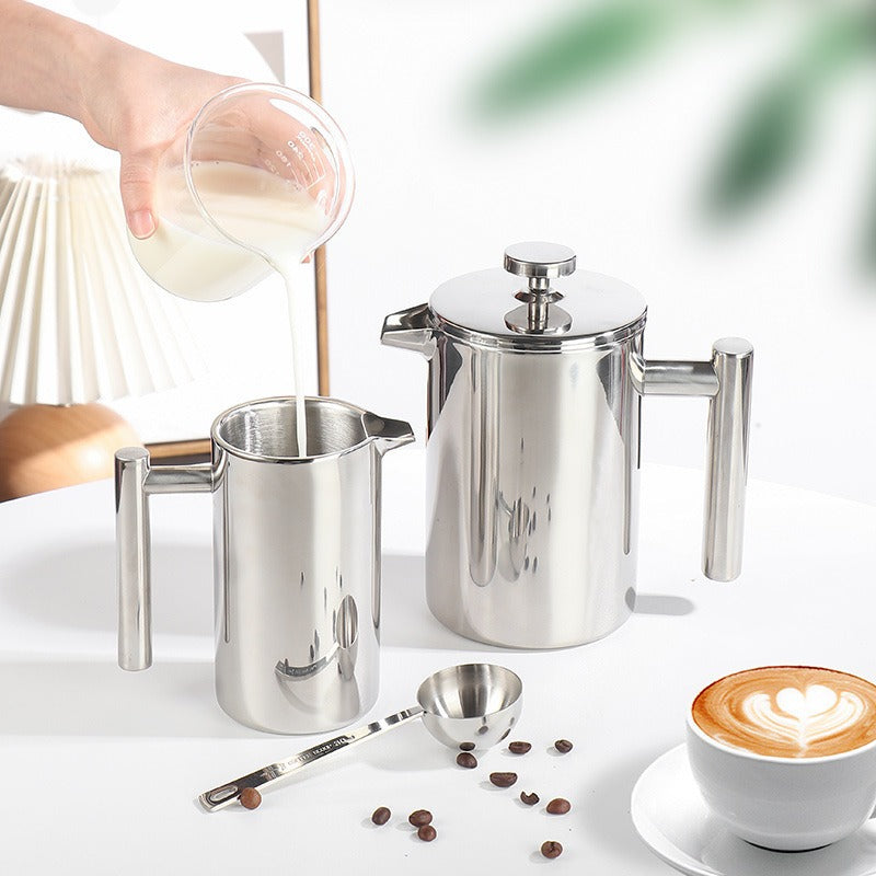 Stainless Steel French Press Coffee Pot