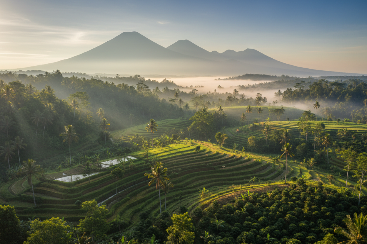 Bali Coffee Landscape