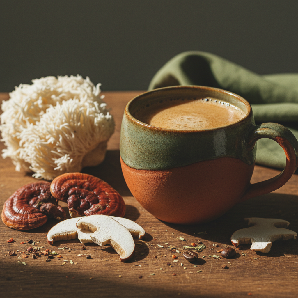 Coffee with Mushrooms Medium Roast