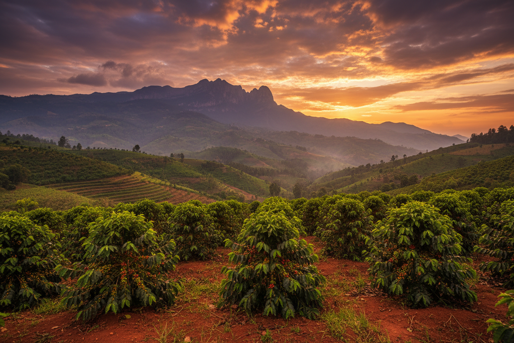 Uganda Coffee Landscape